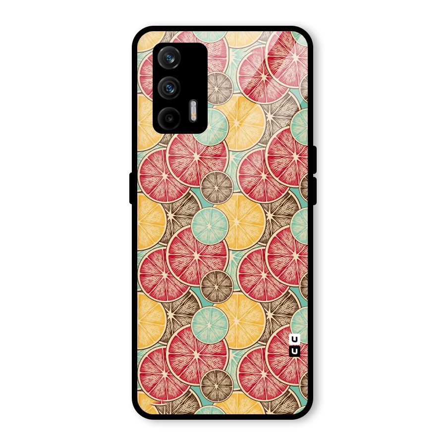 Juicy Pattern Glass Back Case for Realme X7 Max