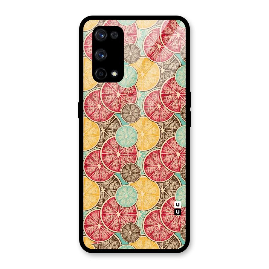 Juicy Pattern Glass Back Case for Realme X7 Pro
