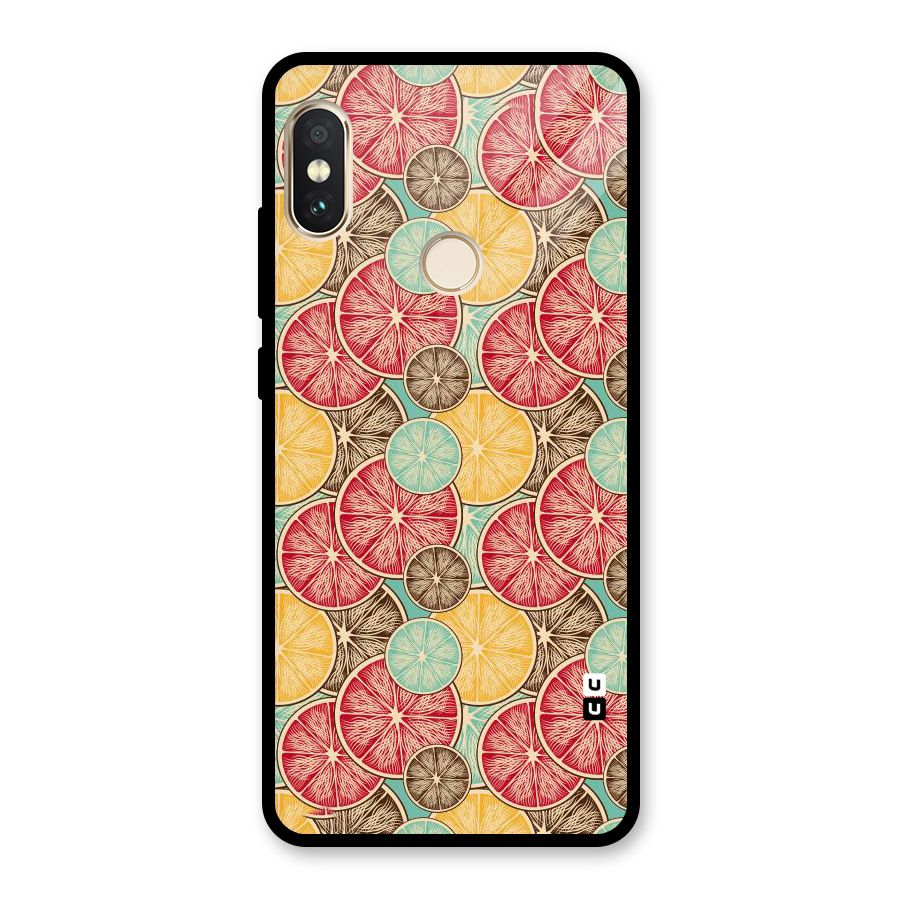 Juicy Pattern Glass Back Case for Redmi Note 5 Pro