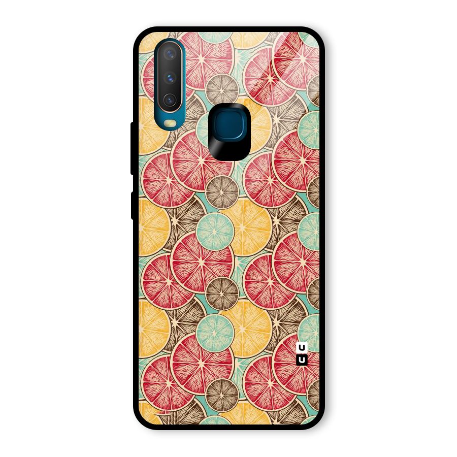 Juicy Pattern Glass Back Case for Vivo U10