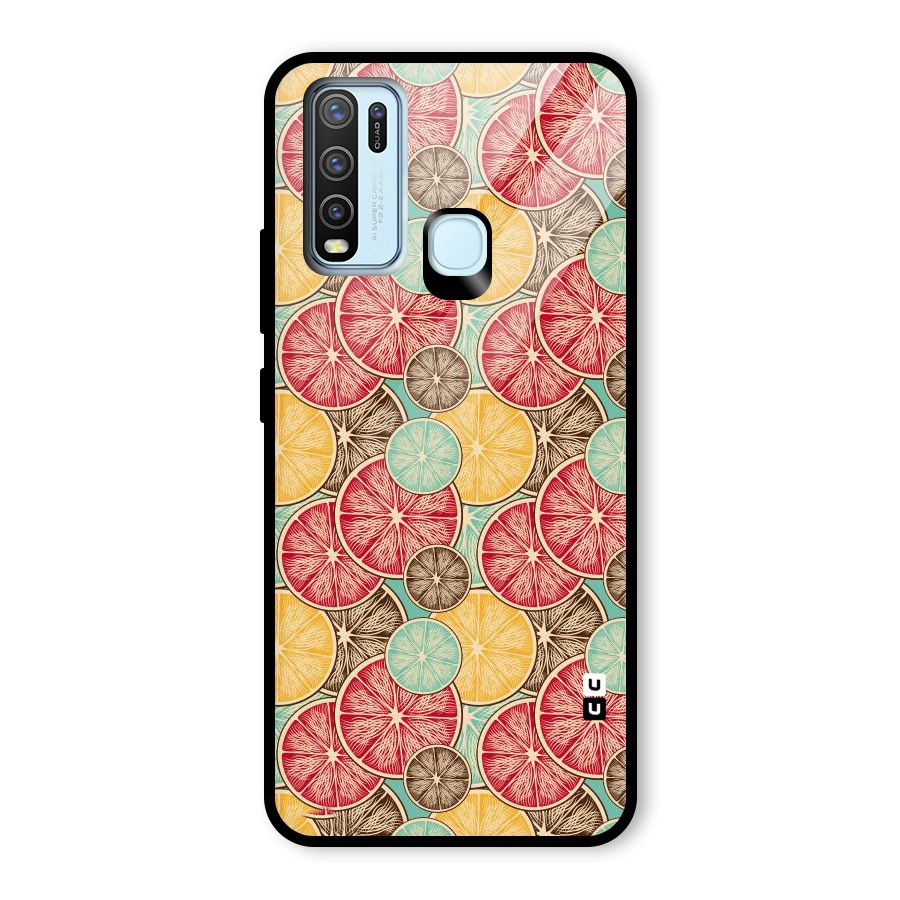 Juicy Pattern Glass Back Case for Vivo Y50