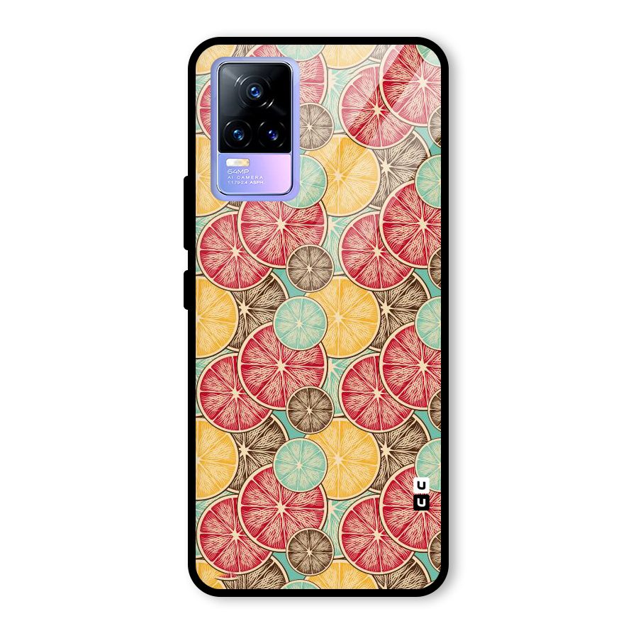Juicy Pattern Glass Back Case for Vivo Y73