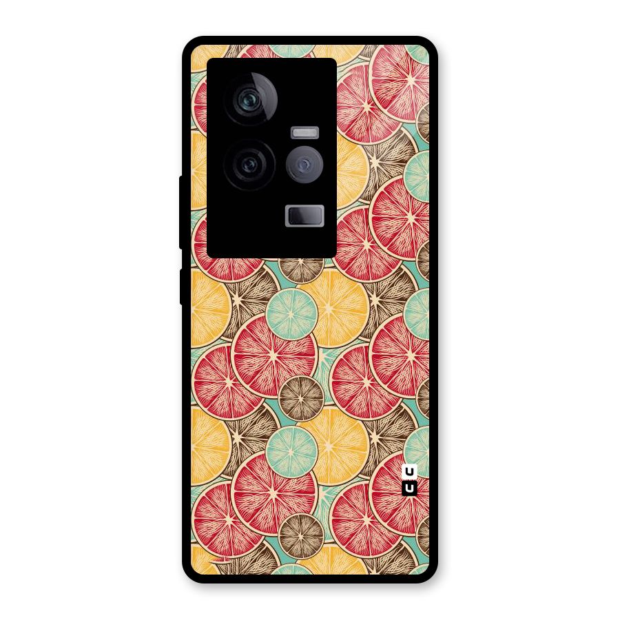 Juicy Pattern Glass Back Case for Vivo iQOO 11 5G
