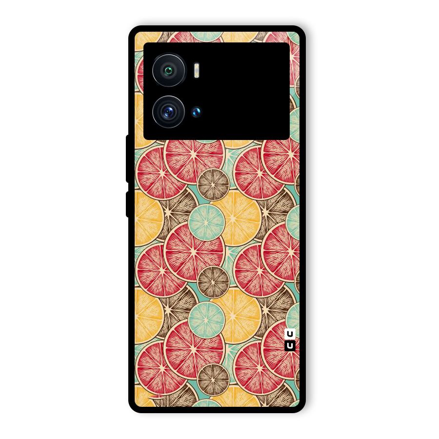 Juicy Pattern Glass Back Case for Vivo iQOO 9 Pro