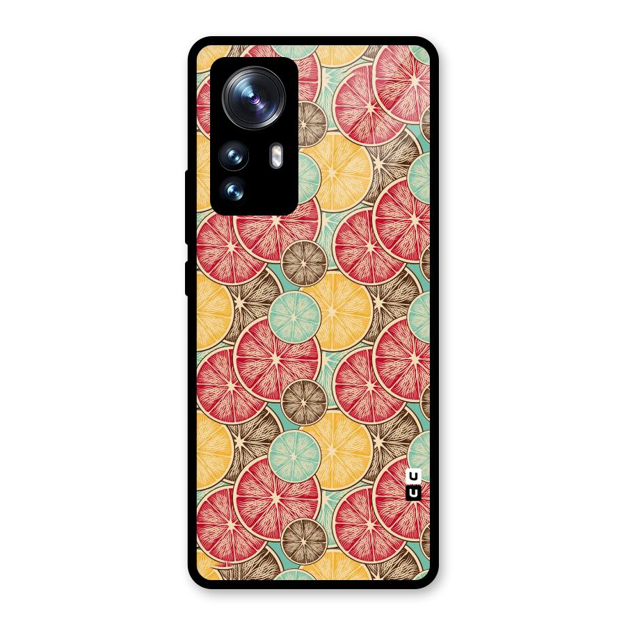 Juicy Pattern Glass Back Case for Xiaomi 12 Pro