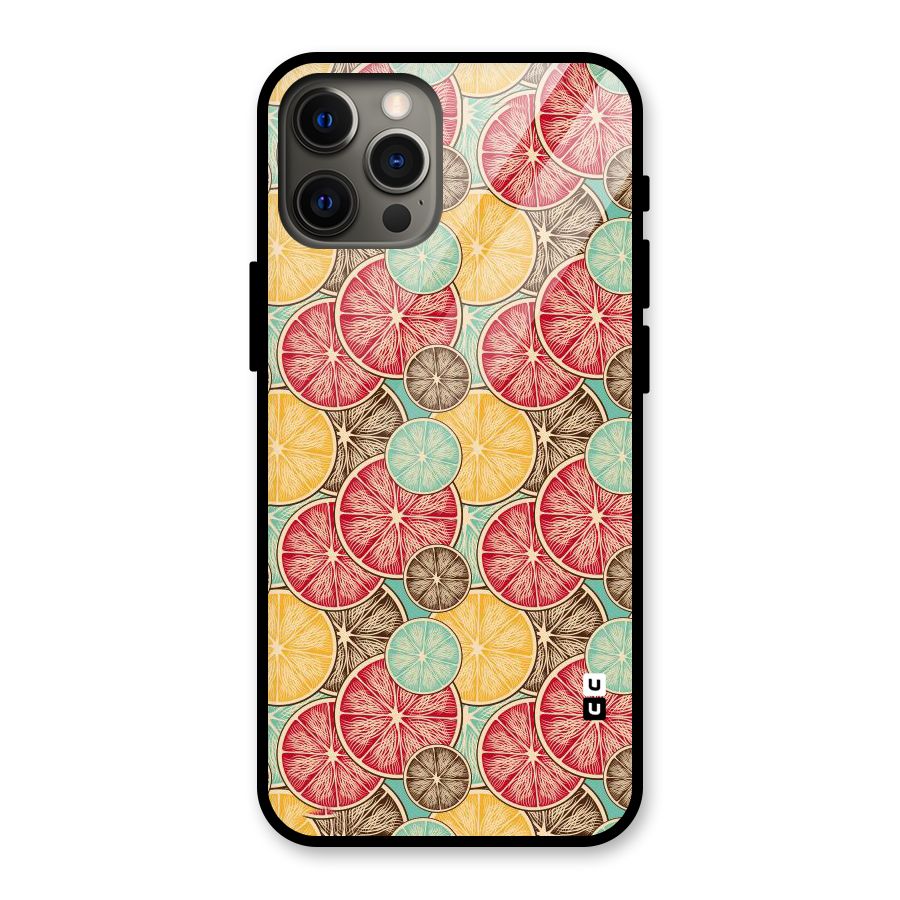 Juicy Pattern Glass Back Case for iPhone 12 Pro Max