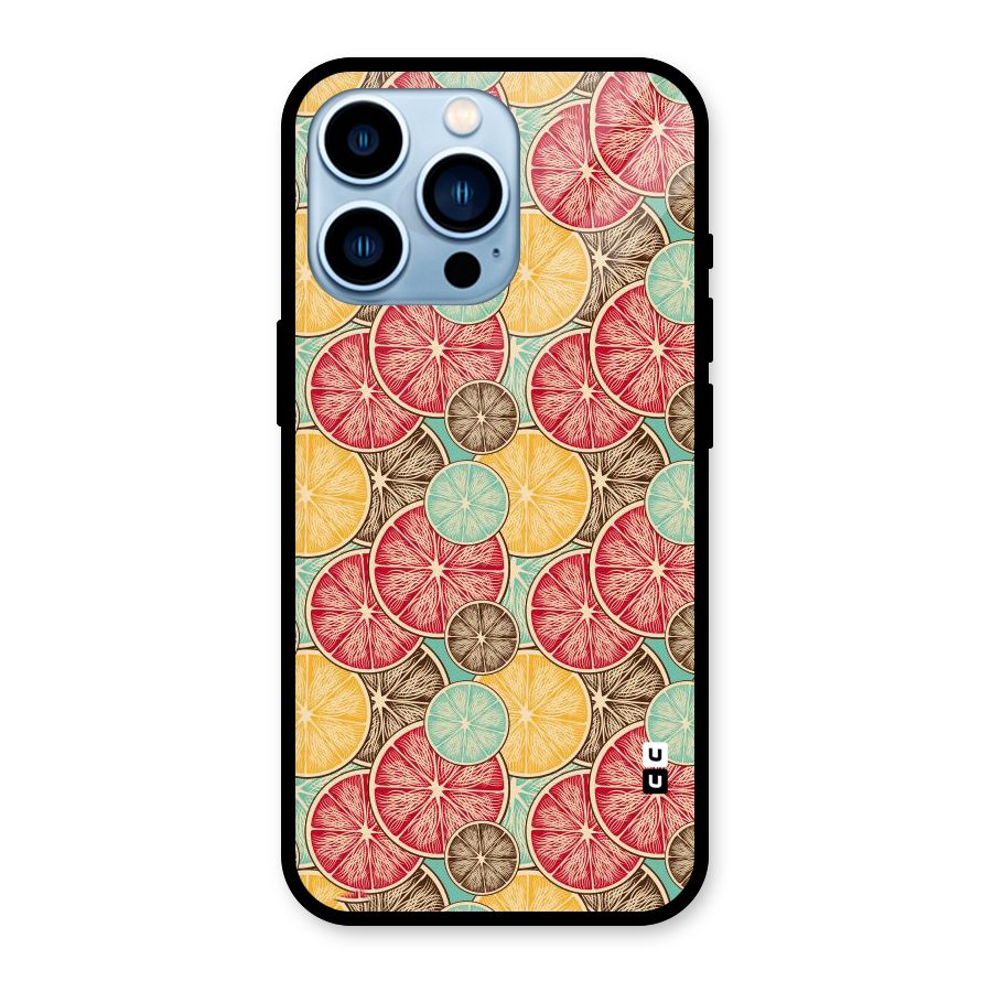 Juicy Pattern Glass Back Case for iPhone 13 Pro
