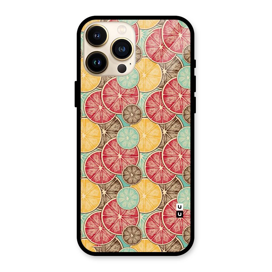 Juicy Pattern Glass Back Case for iPhone 13 Pro Max