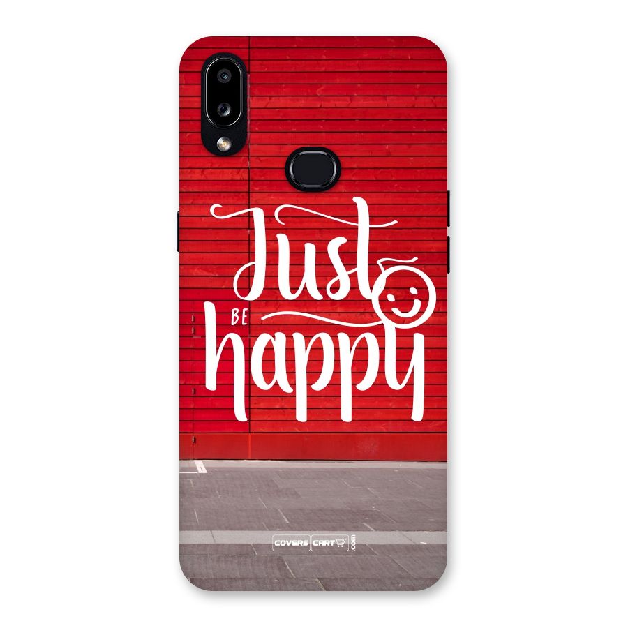 Just Be Happy Back Case for Galaxy A10s