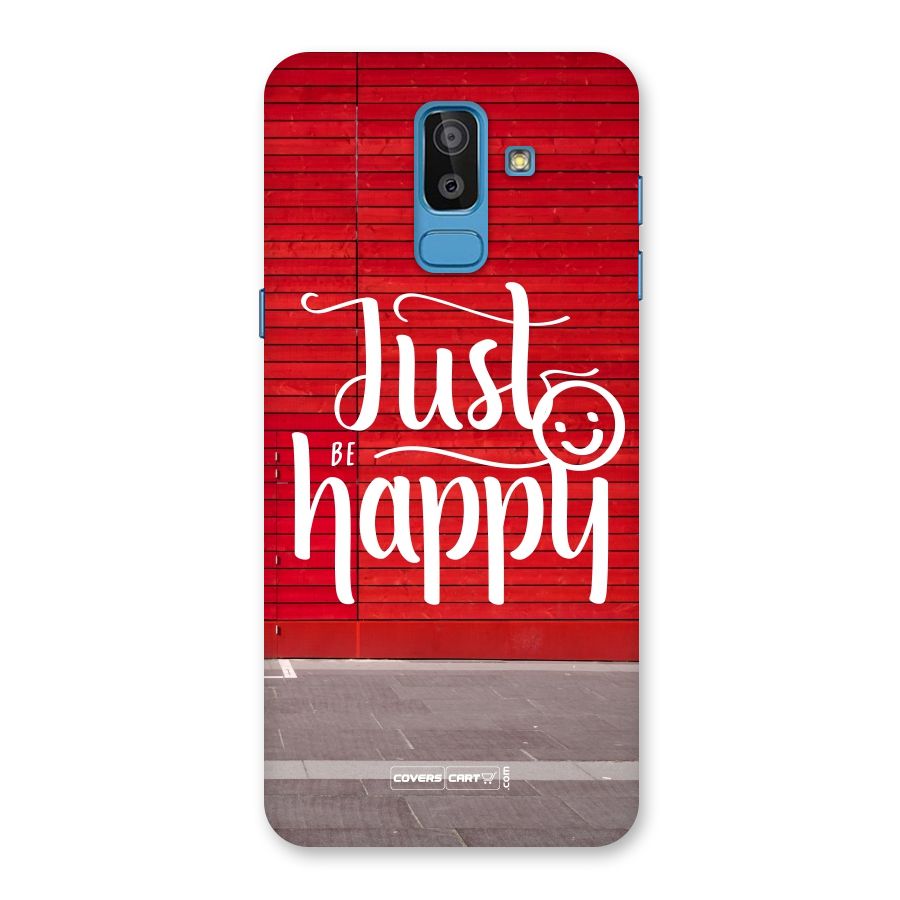 Just Be Happy Back Case for Galaxy On8 (2018)