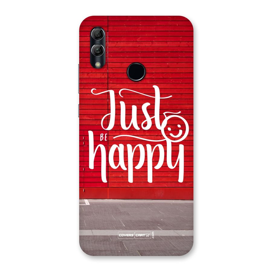 Just Be Happy Back Case for Honor 10 Lite
