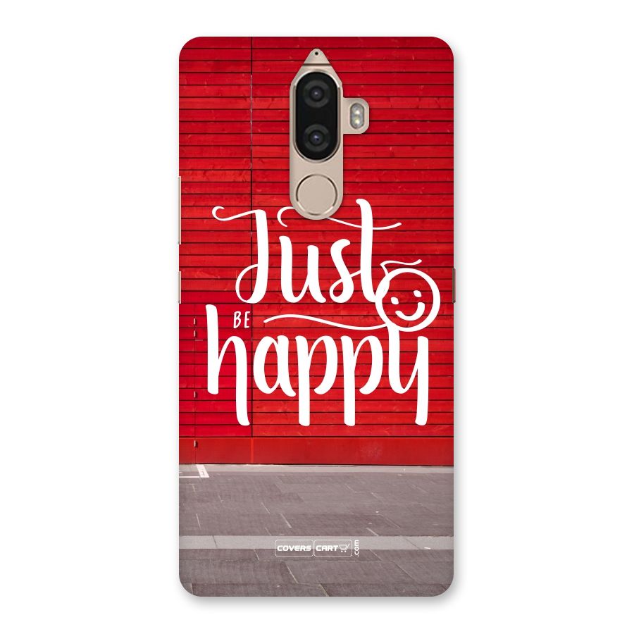 Just Be Happy Back Case for Lenovo K8 Note