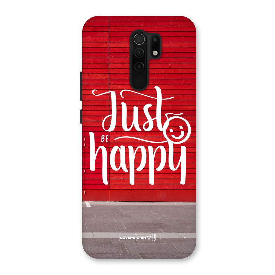 Just Be Happy Back Case for Poco M2