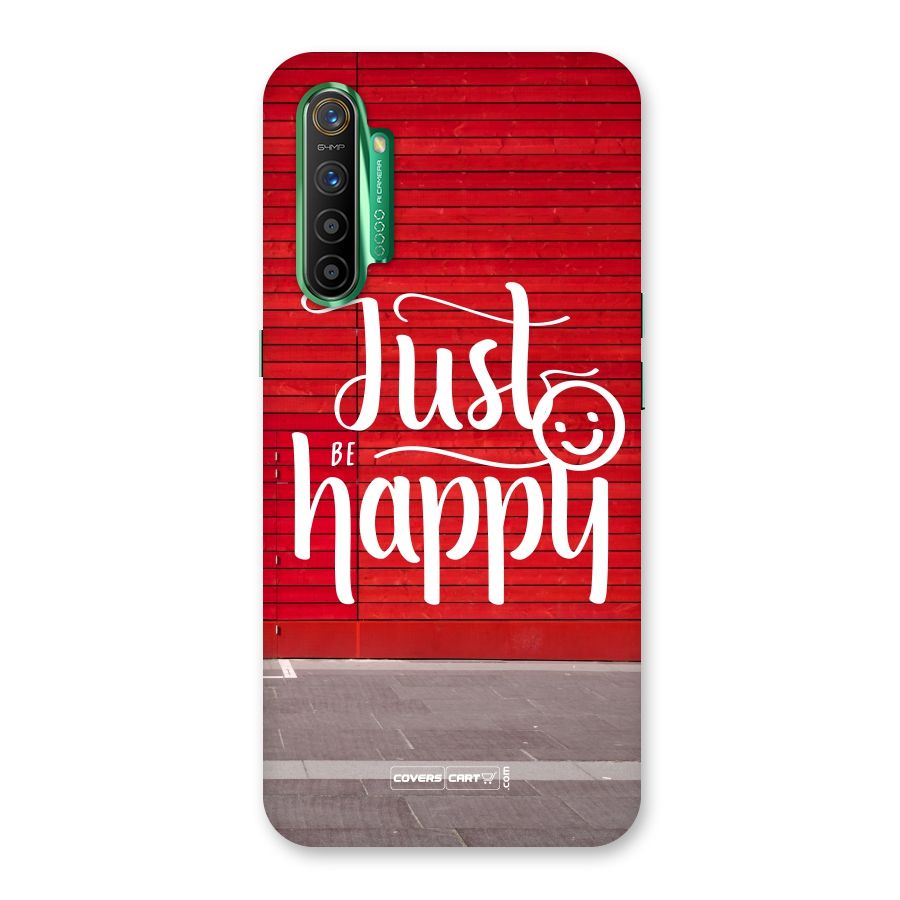Just Be Happy Back Case for Realme X2