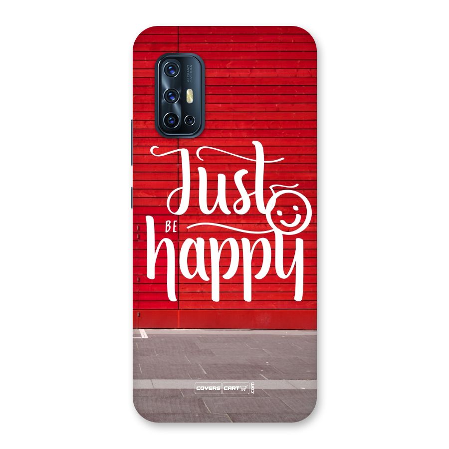 Just Be Happy Back Case for Vivo V17