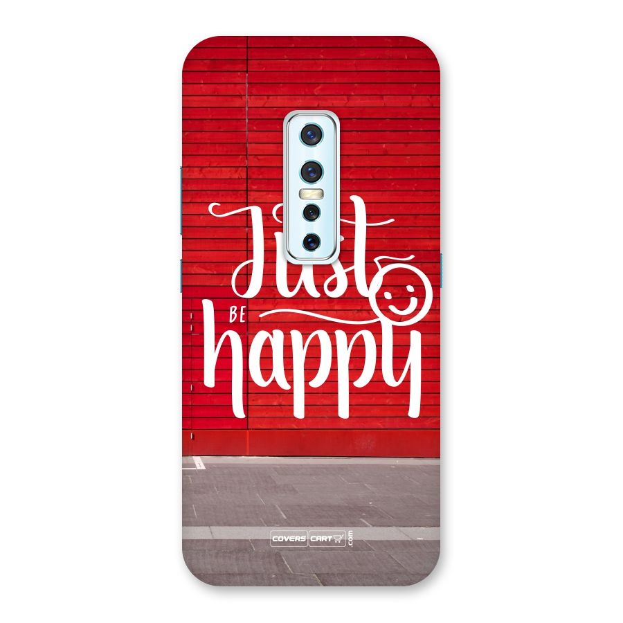Just Be Happy Back Case for Vivo V17 Pro