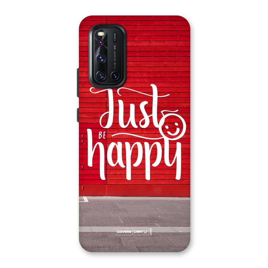 Just Be Happy Back Case for Vivo V19