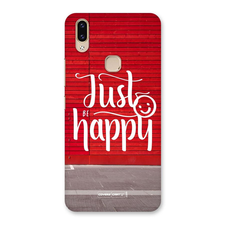 Just Be Happy Back Case for Vivo V9 Youth