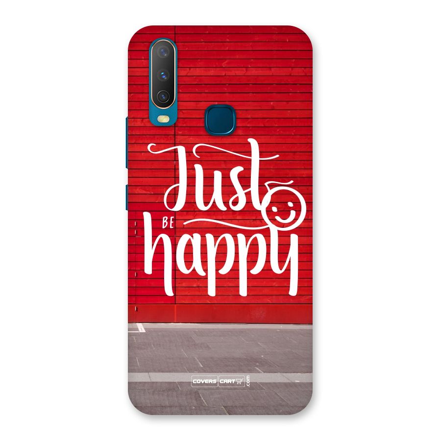 Just Be Happy Back Case for Vivo Y11