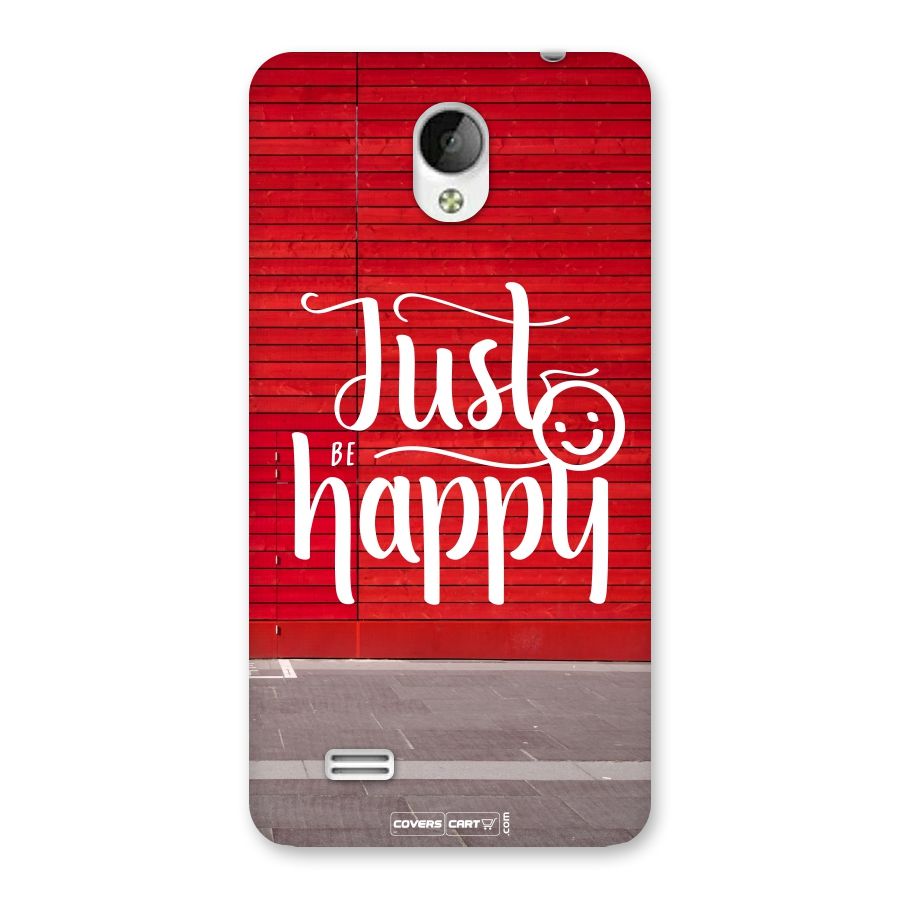 Just Be Happy Back Case for Vivo Y21