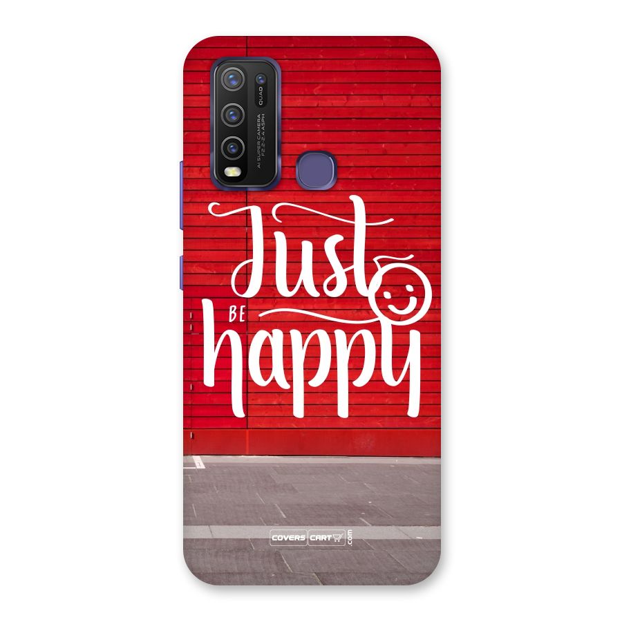 Just Be Happy Back Case for Vivo Y50