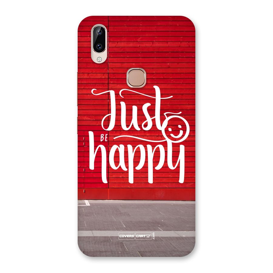 Just Be Happy Back Case for Vivo Y83 Pro