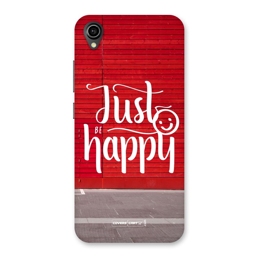 Just Be Happy Back Case for Vivo Y90