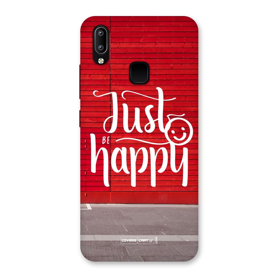 Just Be Happy Back Case for Vivo Y93