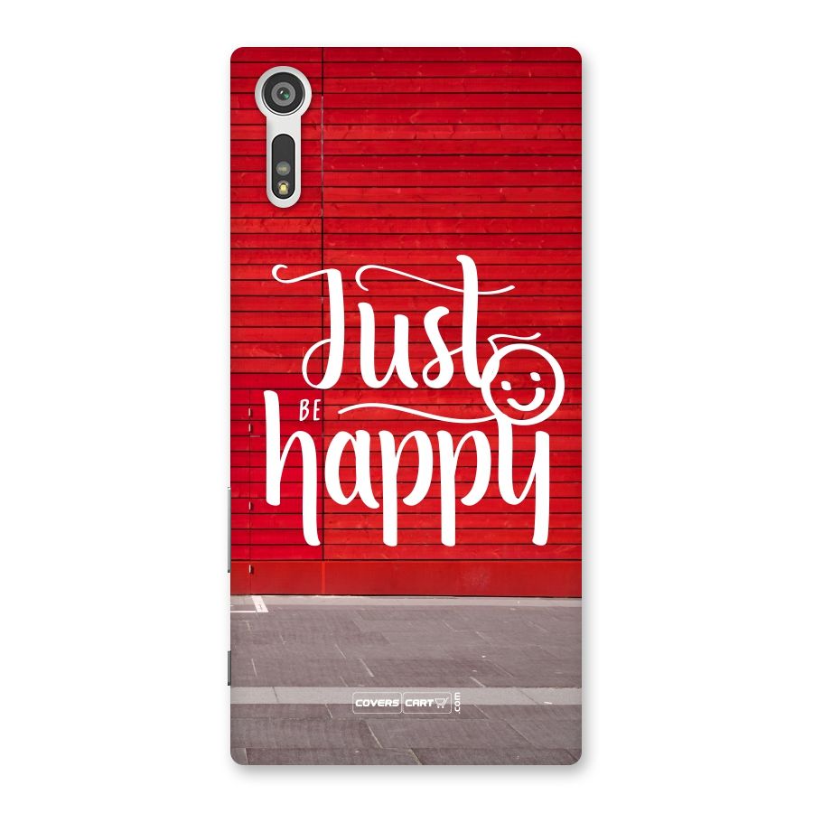 Just Be Happy Back Case for Xperia XZ