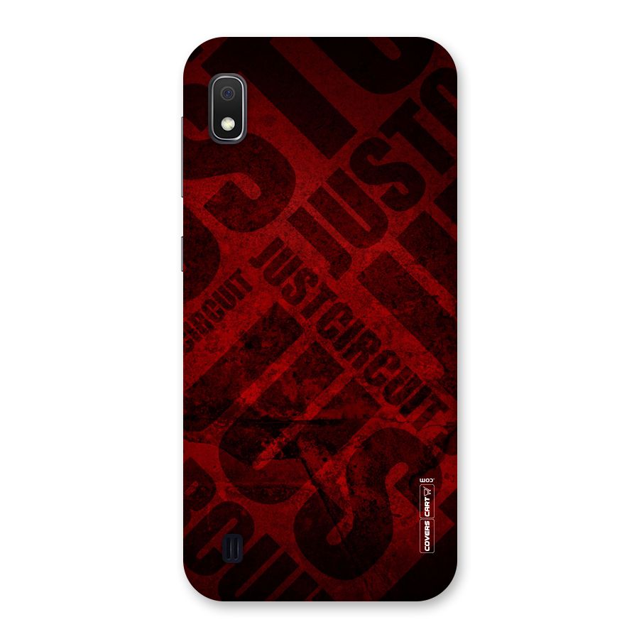 Just Circuit Back Case for Galaxy A10