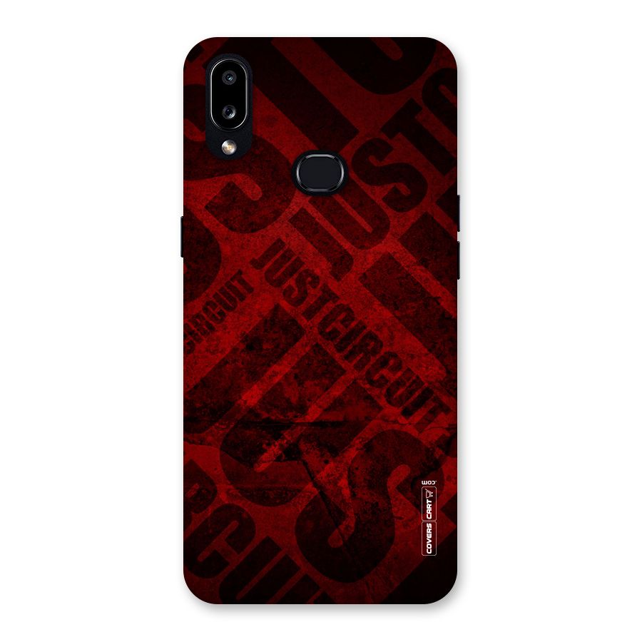 Just Circuit Back Case for Galaxy A10s