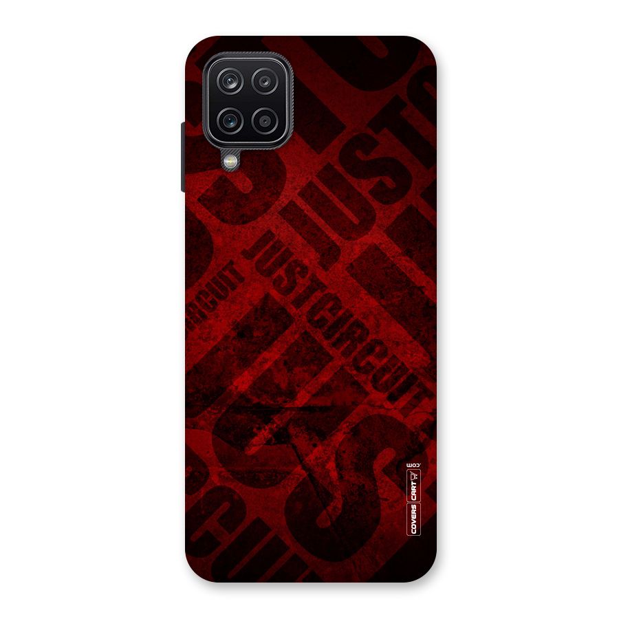 Just Circuit Back Case for Galaxy A12