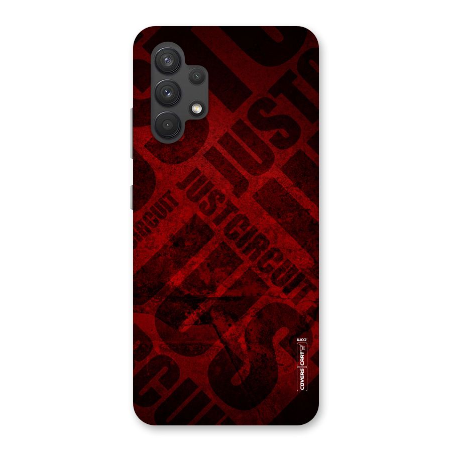 Just Circuit Back Case for Galaxy A32