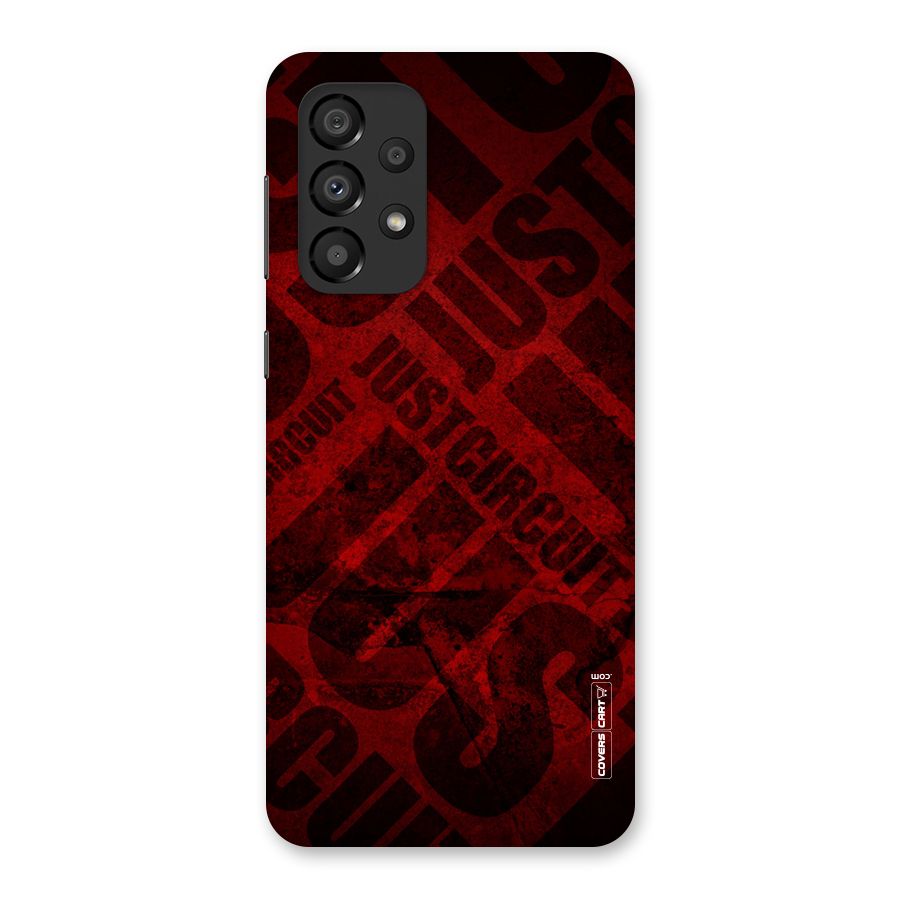 Just Circuit Back Case for Galaxy A33 5G