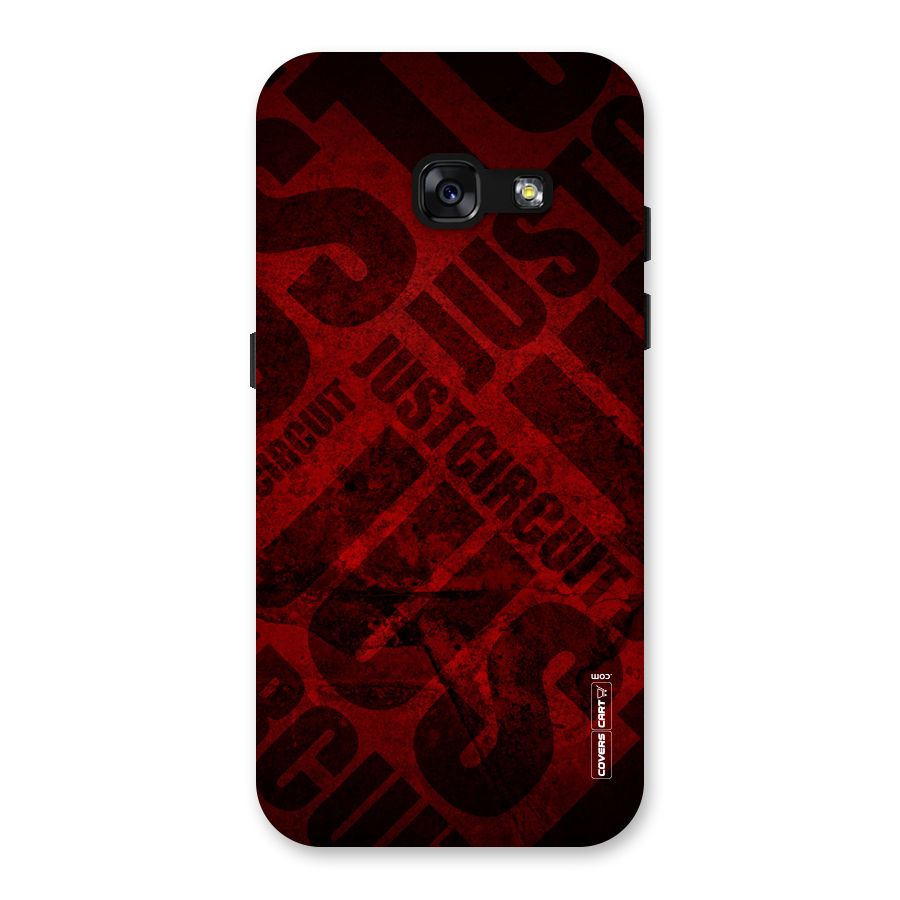 Just Circuit Back Case for Galaxy A3 (2017)