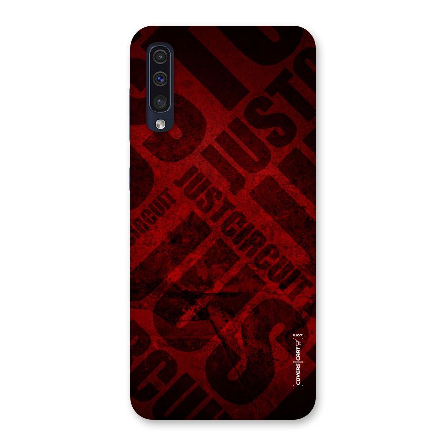 Just Circuit Back Case for Galaxy A50s
