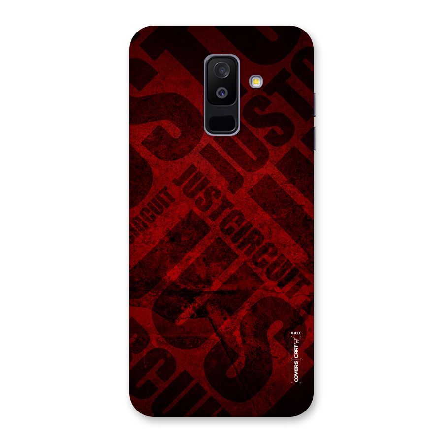 Just Circuit Back Case for Galaxy A6 Plus