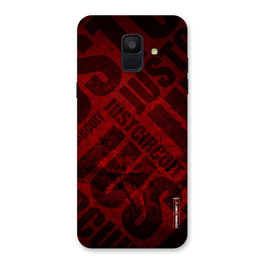 Just Circuit Back Case for Galaxy A6 (2018)