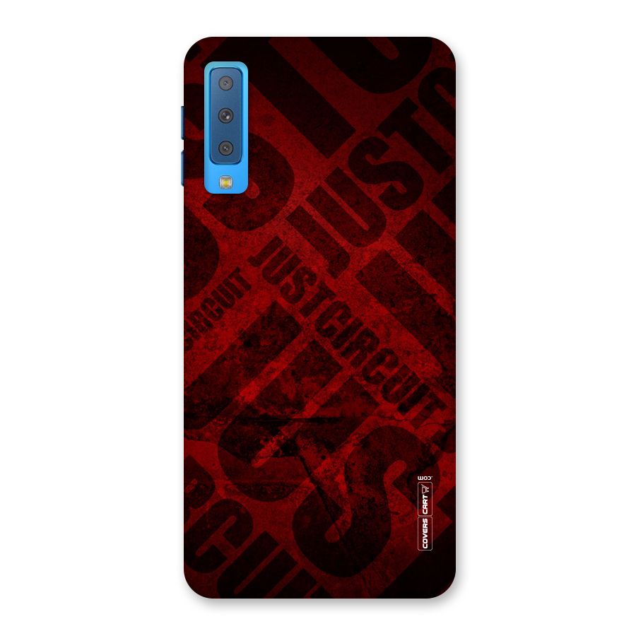 Just Circuit Back Case for Galaxy A7 (2018)