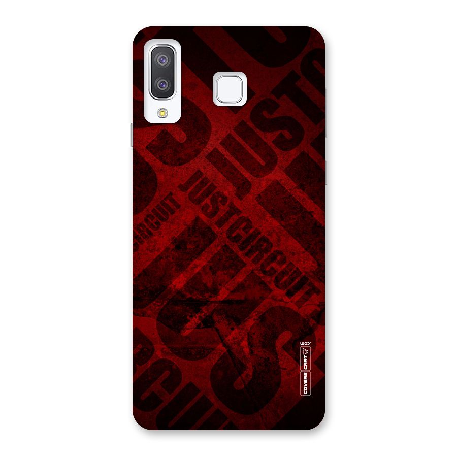 Just Circuit Back Case for Galaxy A8 Star