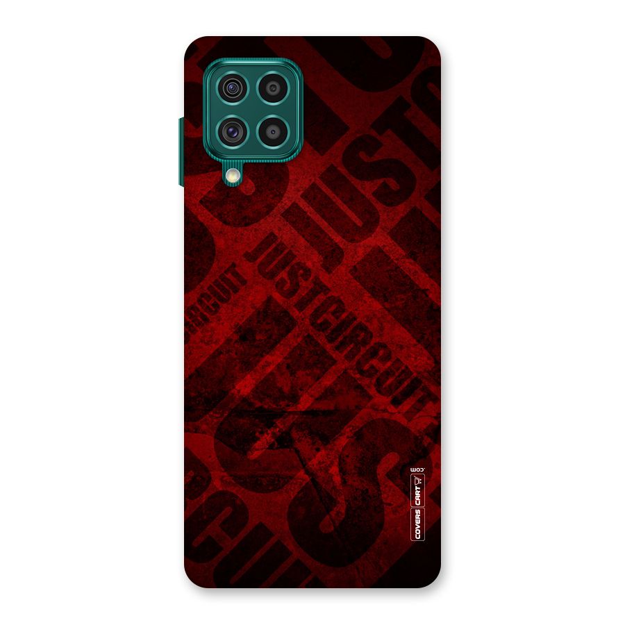 Just Circuit Back Case for Galaxy F62