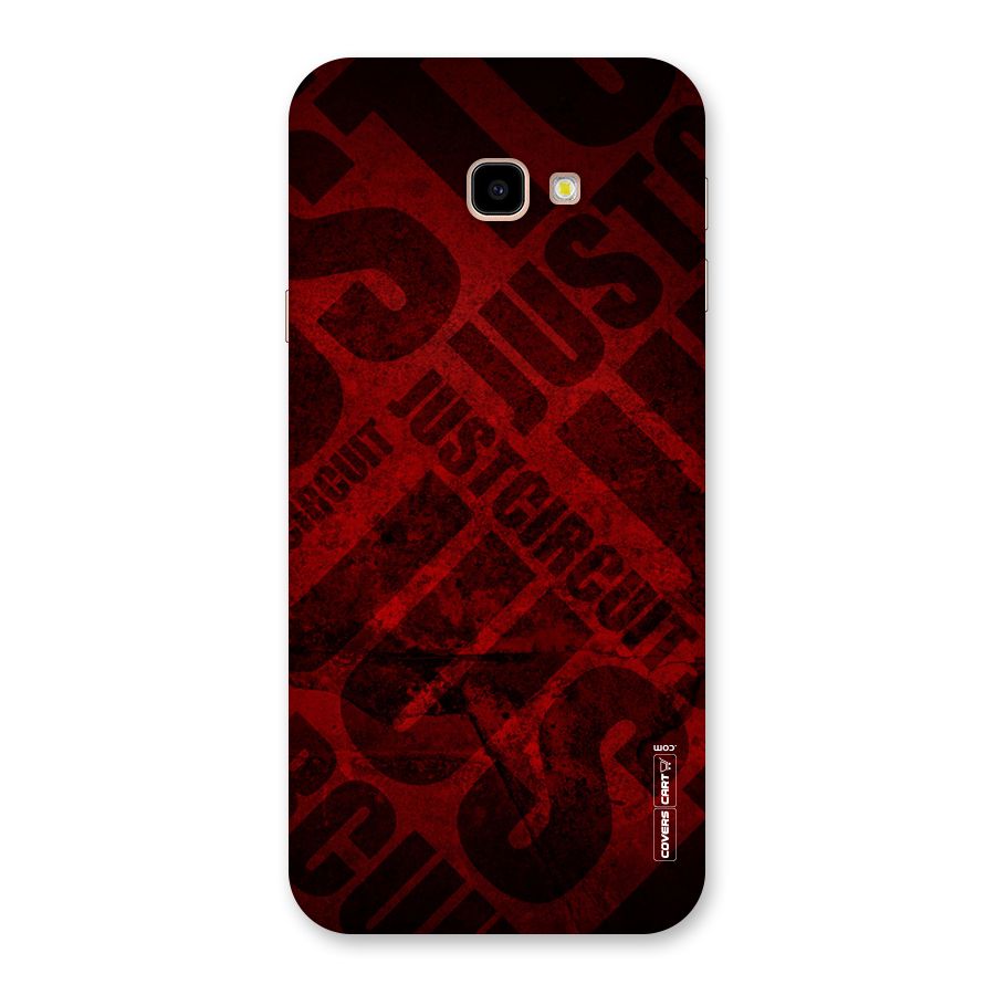 Just Circuit Back Case for Galaxy J4 Plus