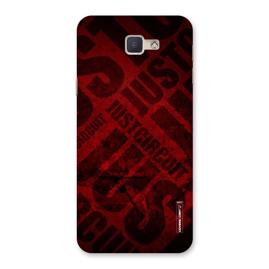 Just Circuit Back Case for Galaxy J5 Prime
