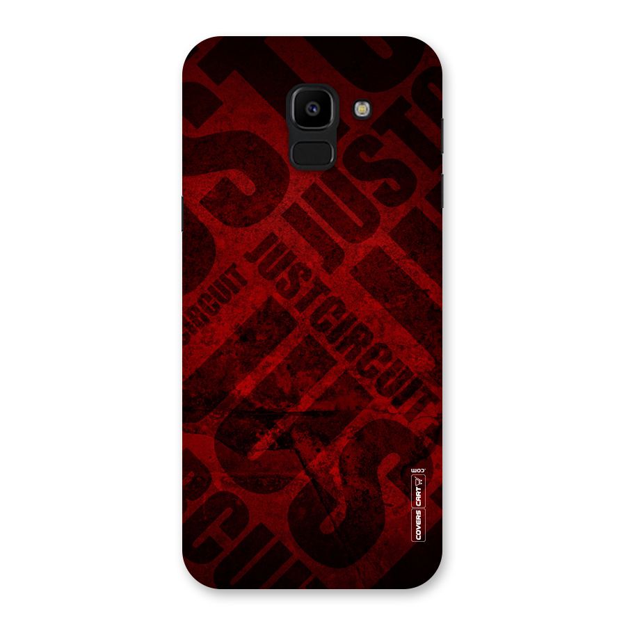 Just Circuit Back Case for Galaxy J6