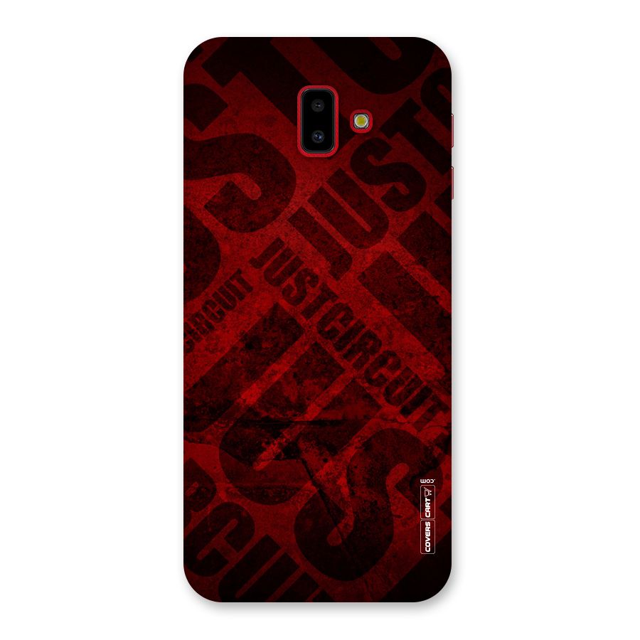 Just Circuit Back Case for Galaxy J6 Plus