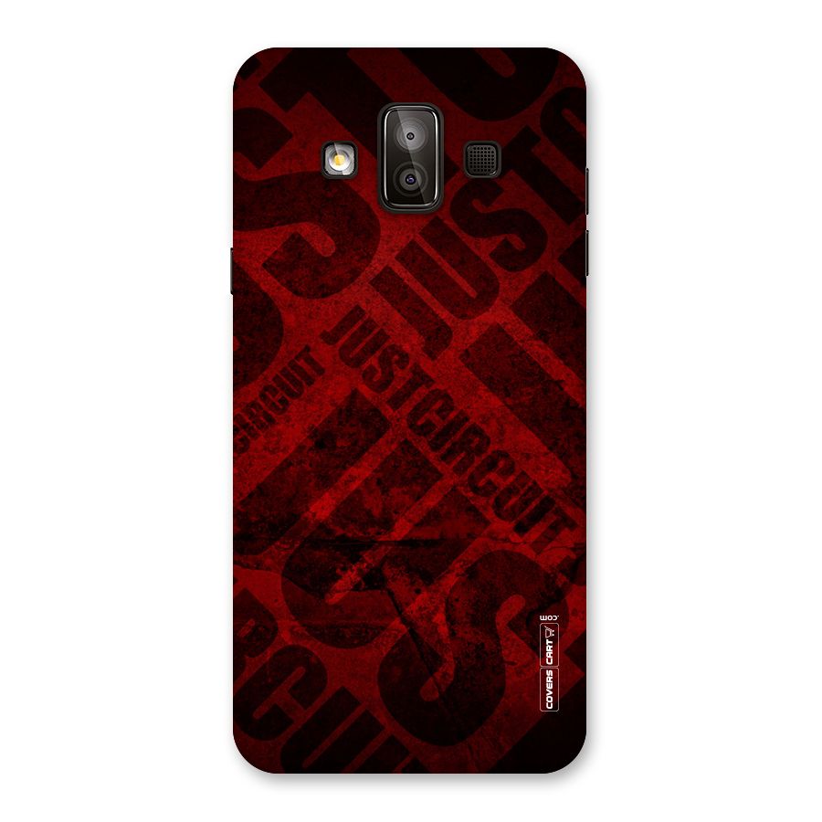 Just Circuit Back Case for Galaxy J7 Duo