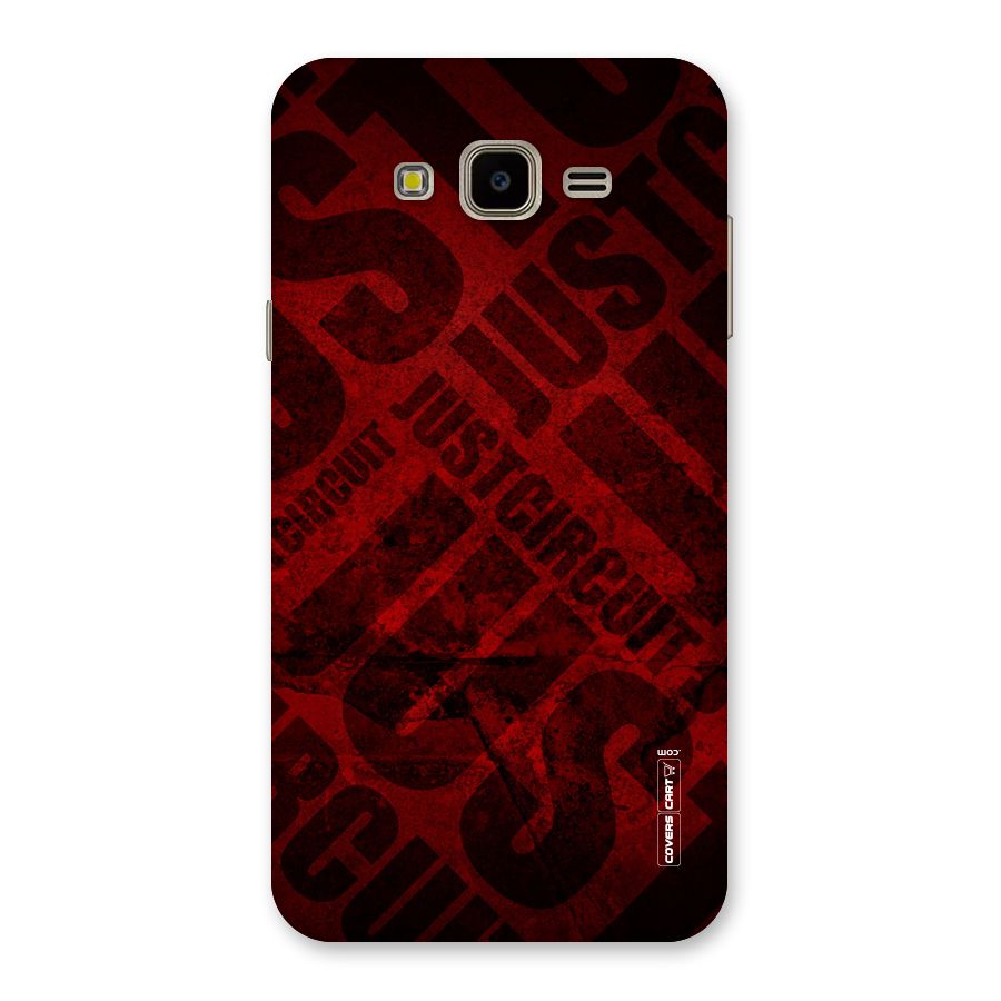 Just Circuit Back Case for Galaxy J7 Nxt