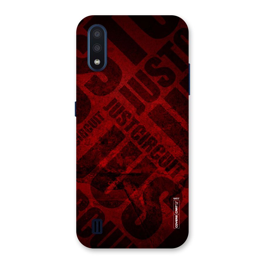 Just Circuit Back Case for Galaxy M01