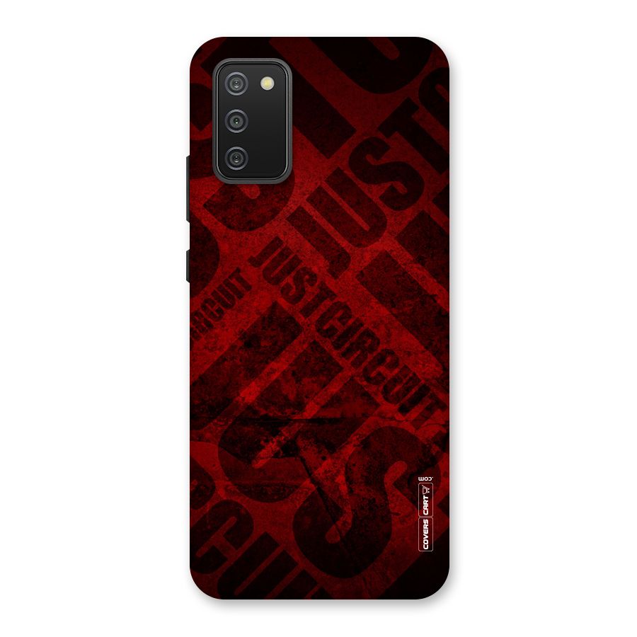 Just Circuit Back Case for Galaxy M02s