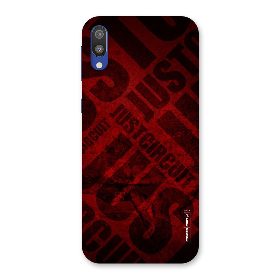 Just Circuit Back Case for Galaxy M10